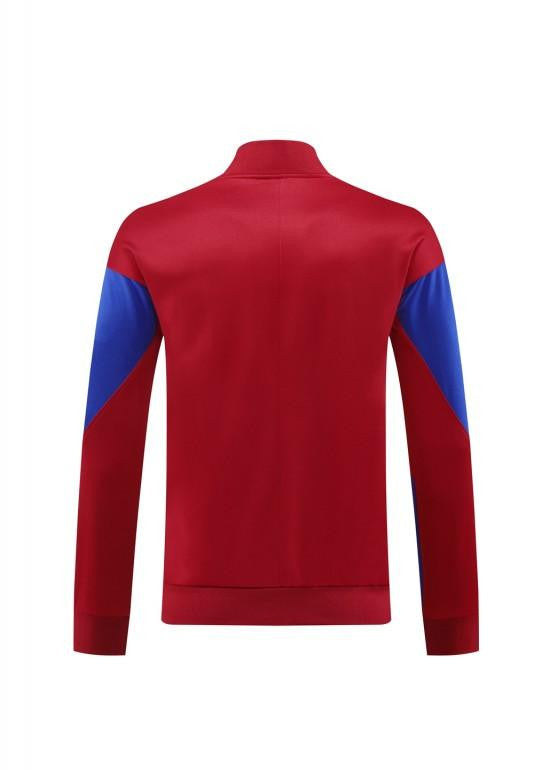 24/25 Barcelona Red Full Zipper Jacket +Long Pants