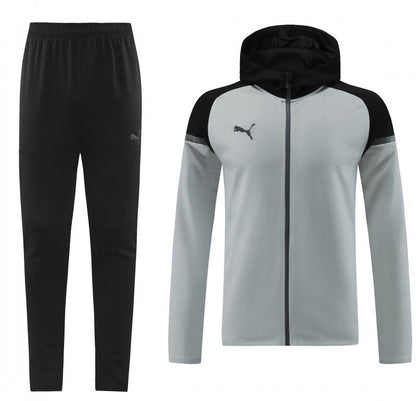 24/25 Puma Grey/Black Full Zipper Jacket +Long Pants