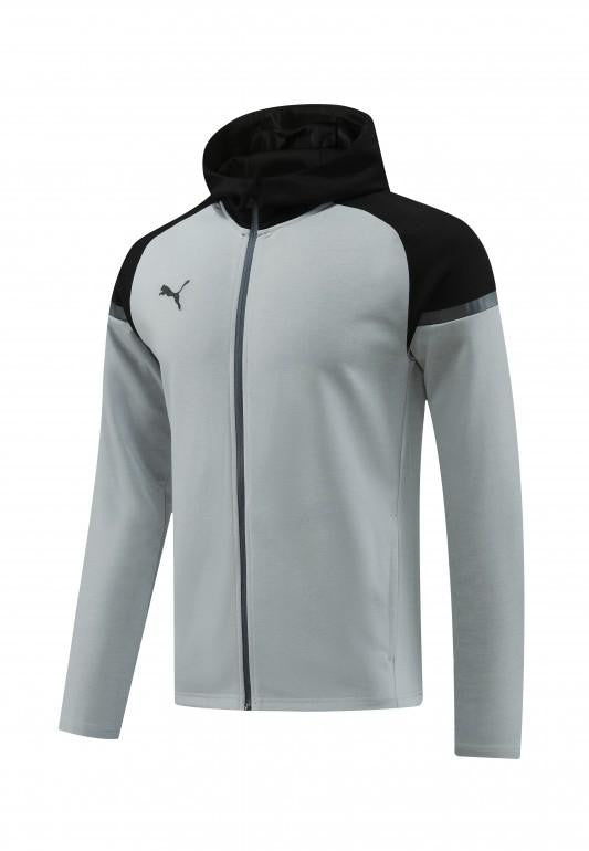 24/25 Puma Grey/Black Full Zipper Jacket +Long Pants