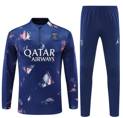 24/25 PSG Navy Half Zipper Jacket+Long Pants