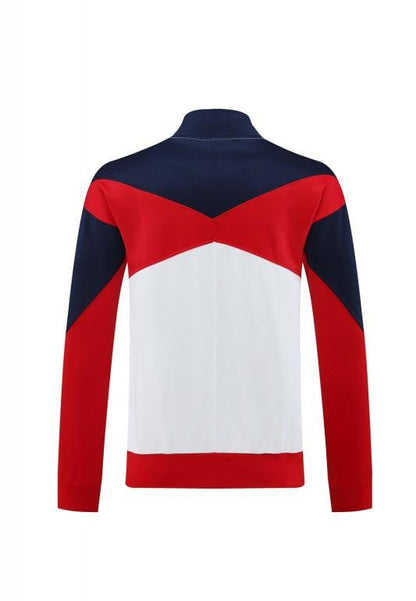 24 25 PSG White Full Zipper Jacket +Long Pants
