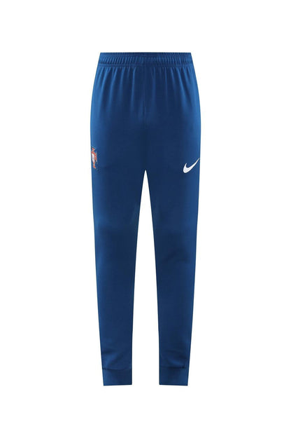 2024 Portugal Navy Full Zipper Jacket +Long Pants