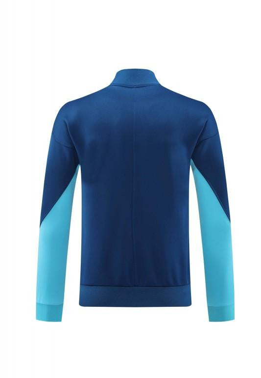 2024 Portugal Navy Full Zipper Jacket +Long Pants