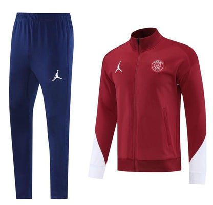 25/26 PSG Red Full Zipper Jacket +Long Pants