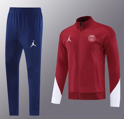 25/26 PSG Red Full Zipper Jacket +Long Pants