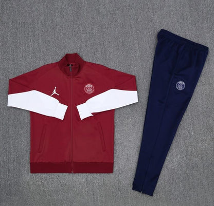 25/26 PSG Red Full Zipper Jacket +Long Pants