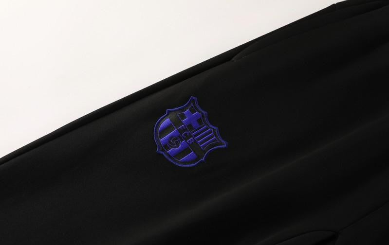 25/26 Barcelona Black/Blue Full Zipper Jacket +Long Pants