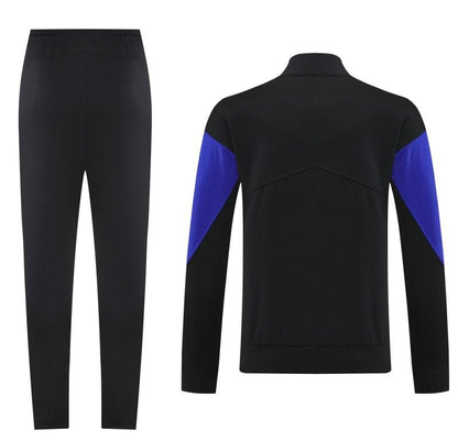 25/26 Barcelona Black/Blue Full Zipper Jacket +Long Pants