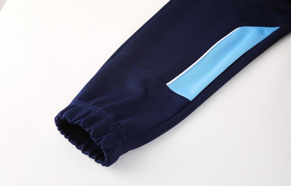 25/26 Olympique Marseille Blue/Navy Full Zipper Jacket +Long Pants