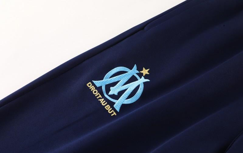 25/26 Olympique Marseille Blue/Navy Full Zipper Jacket +Long Pants