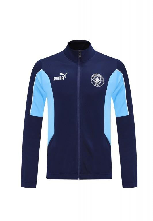 25/26 Manchester City Blue/Navy Full Zipper Jacket +Long Pants