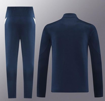 2025 Portugal Navy Full Zipper Jacket +Long Pants