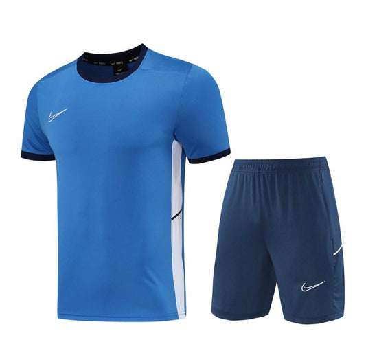 2025 Adidas Blue Short Sleeve Jersey+Shorts