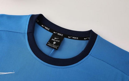 2025 Adidas Blue Short Sleeve Jersey+Shorts