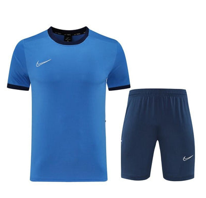 2025 Adidas Blue Short Sleeve Jersey+Shorts