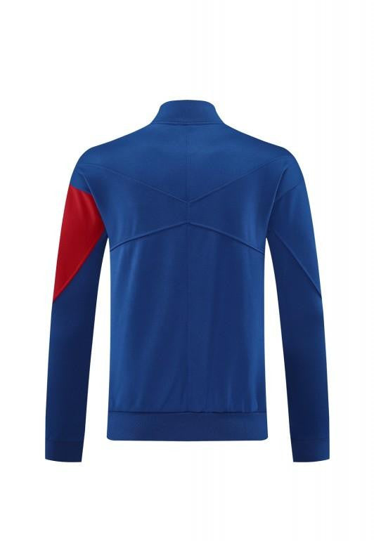 25/26 PSG Blue Full Hoodie Zipper Jacket +Long Pants