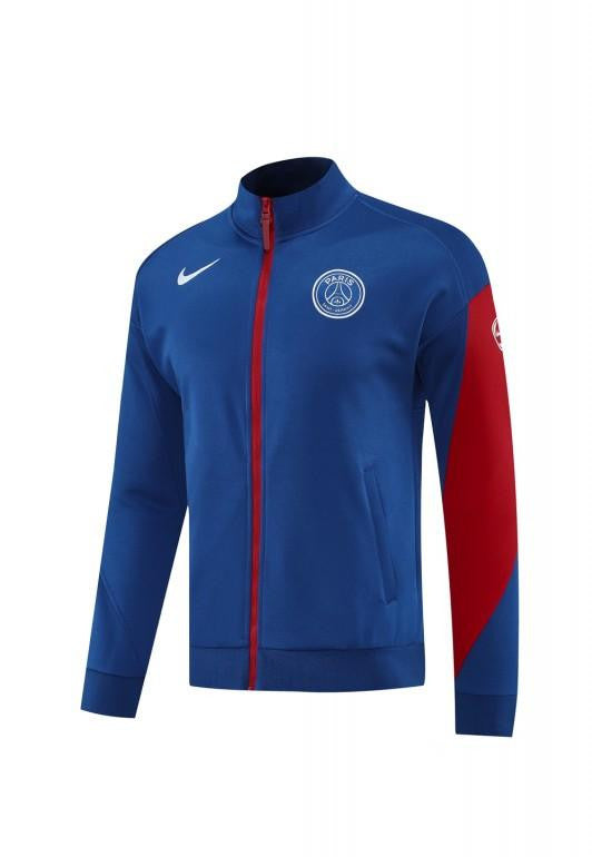 25/26 PSG Blue Full Hoodie Zipper Jacket +Long Pants