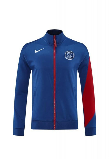 25/26 PSG Blue Full Hoodie Zipper Jacket +Long Pants