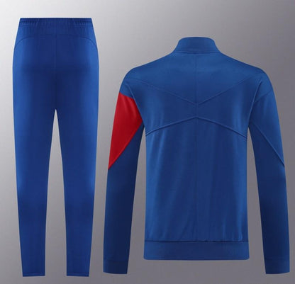 25/26 PSG Blue Full Hoodie Zipper Jacket +Long Pants