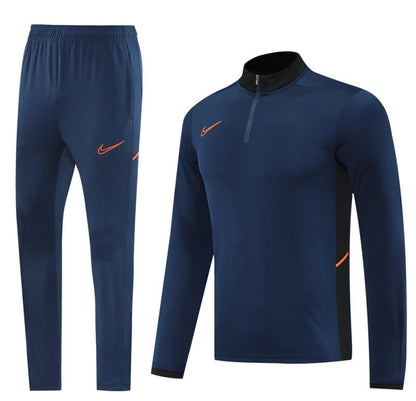 2025 Nike Navy Full Hoodie Zipper Jacket +Long Pants