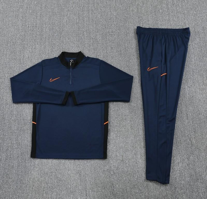 2025 Nike Navy Full Hoodie Zipper Jacket +Long Pants