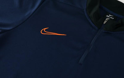 2025 Nike Navy Full Hoodie Zipper Jacket +Long Pants