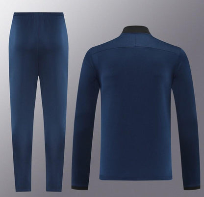 2025 Nike Navy Full Hoodie Zipper Jacket +Long Pants