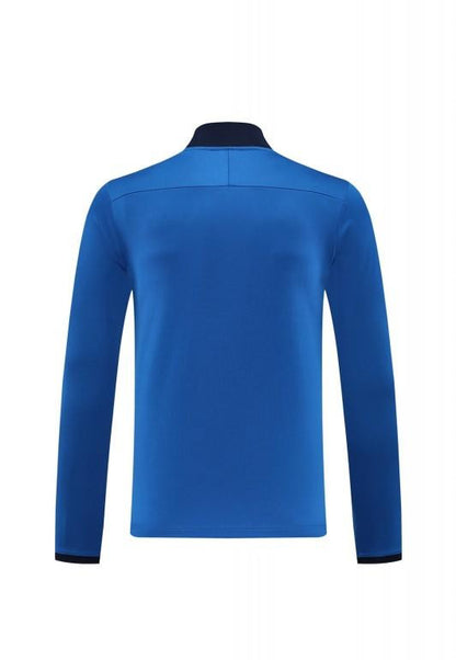 2025 Nike Blue Full Hoodie Zipper Jacket +Long Pants