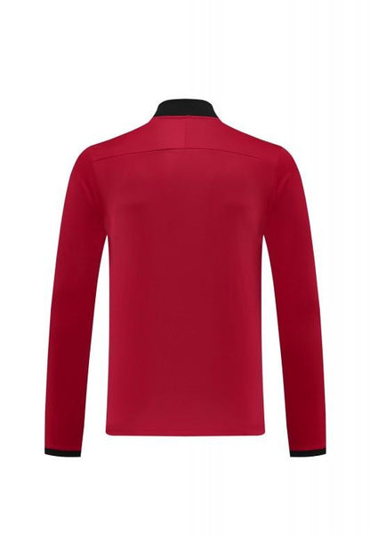 2025 Nike Red Full Hoodie Zipper Jacket +Long Pants
