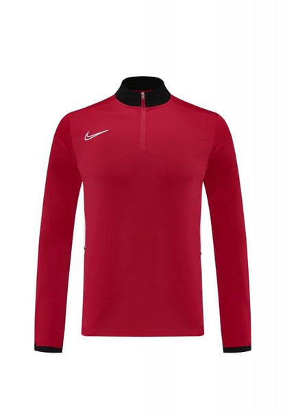 2025 Nike Red Full Hoodie Zipper Jacket +Long Pants
