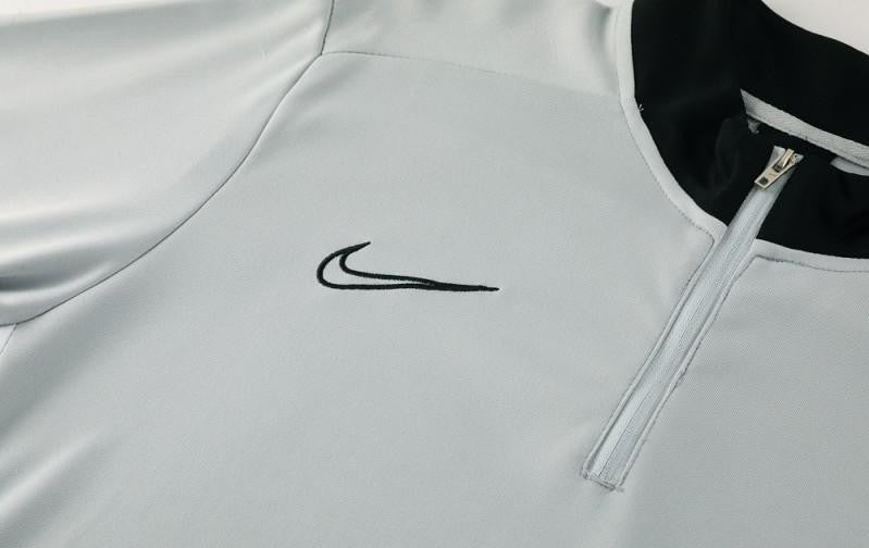 2025 Nike Grey Full Hoodie Zipper Jacket +Long Pants