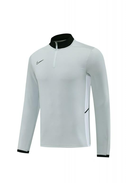 2025 Nike Grey Full Hoodie Zipper Jacket +Long Pants