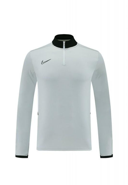2025 Nike Grey Full Hoodie Zipper Jacket +Long Pants