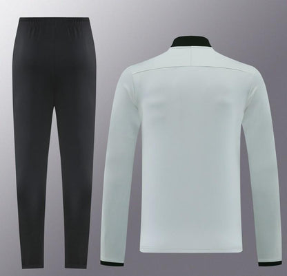 2025 Nike Grey Full Hoodie Zipper Jacket +Long Pants