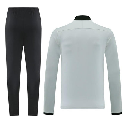 2025 Nike Grey Full Hoodie Zipper Jacket +Long Pants