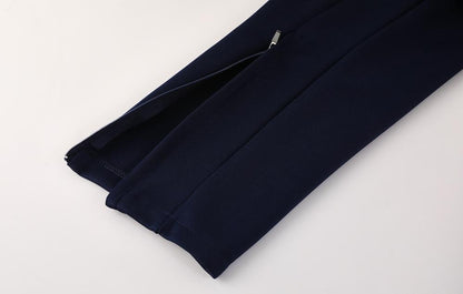 2025 Nike Blue Full Hoodie Zipper Jacket +Long Pants