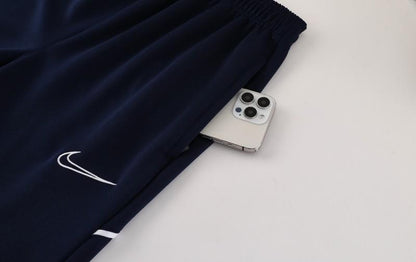 2025 Nike Blue Full Hoodie Zipper Jacket +Long Pants