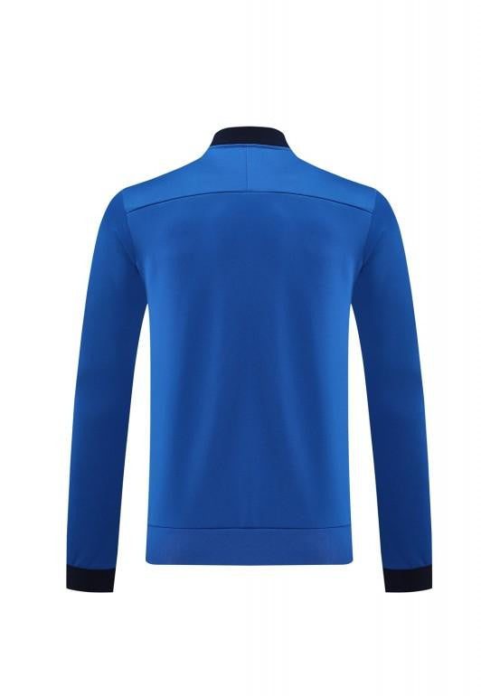 2025 Nike Blue Full Hoodie Zipper Jacket +Long Pants
