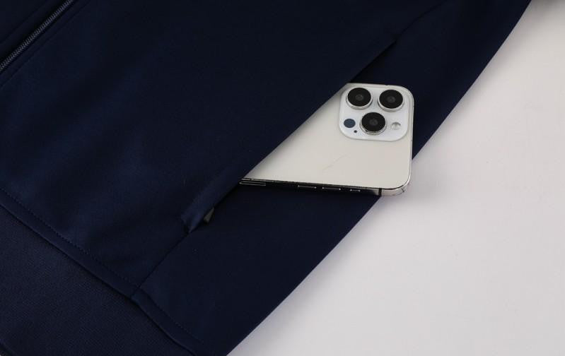 2025 Nike Blue/Navy Full Hoodie Zipper Jacket +Long Pants