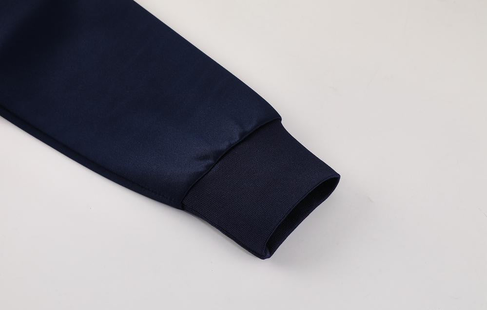 2025 Nike Blue/Navy Full Hoodie Zipper Jacket +Long Pants