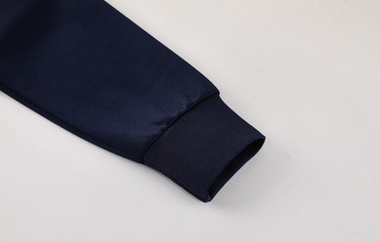 2025 Nike Blue/Navy Full Hoodie Zipper Jacket +Long Pants