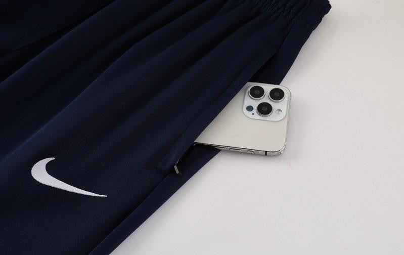 2025 Nike Blue/Navy Full Hoodie Zipper Jacket +Long Pants