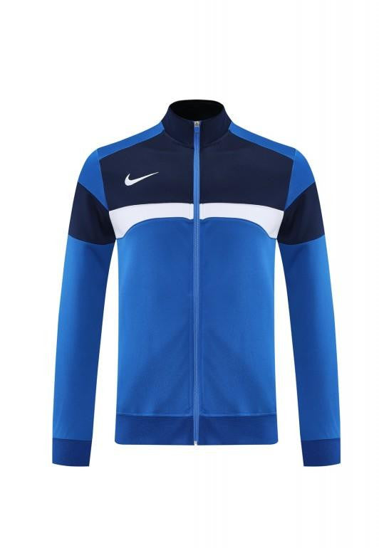 2025 Nike Blue/Black Full Hoodie Zipper Jacket +Long Pants