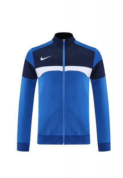 2025 Nike Blue/Black Full Hoodie Zipper Jacket +Long Pants