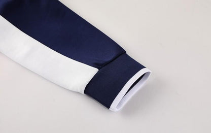 2025 Nike Grey/Navy Full Hoodie Zipper Jacket +Long Pants
