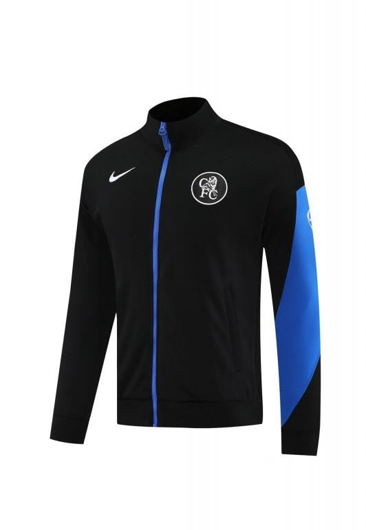25/26 Chelsea Black/Blue Full Zipper Jacket +Long Pants