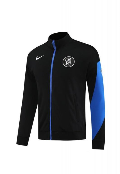 25/26 Chelsea Black/Blue Full Zipper Jacket +Long Pants