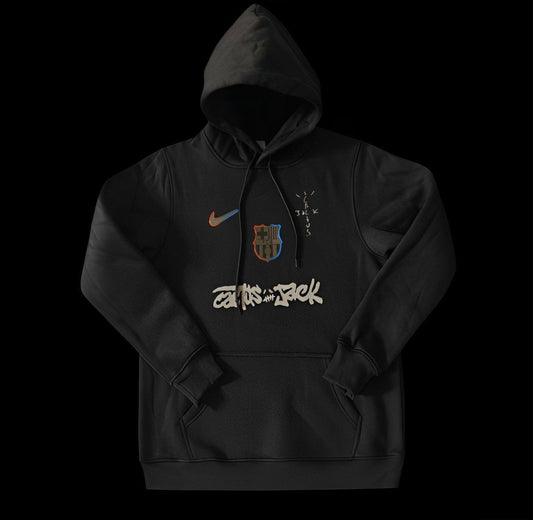 25/26 Barcelona Black Cactus Jack Hoodie -7 Colors