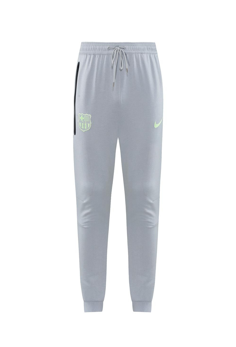 25/26 Barcelona Grey Full Zipper Hoodie Jacket +Long Pants