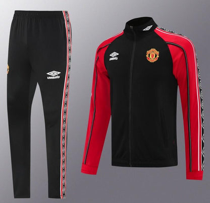 25/26 Manchester United UMBRO Vintage Full Zipper Jacket +Long Pants